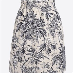 J.Crew Printed Dobby Sidewalk Skirt Sz 4
